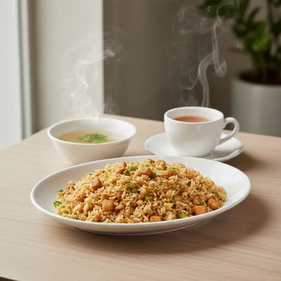 125. Salted Fish and Chicken Fried Rice 咸魚雞粒炒飯
